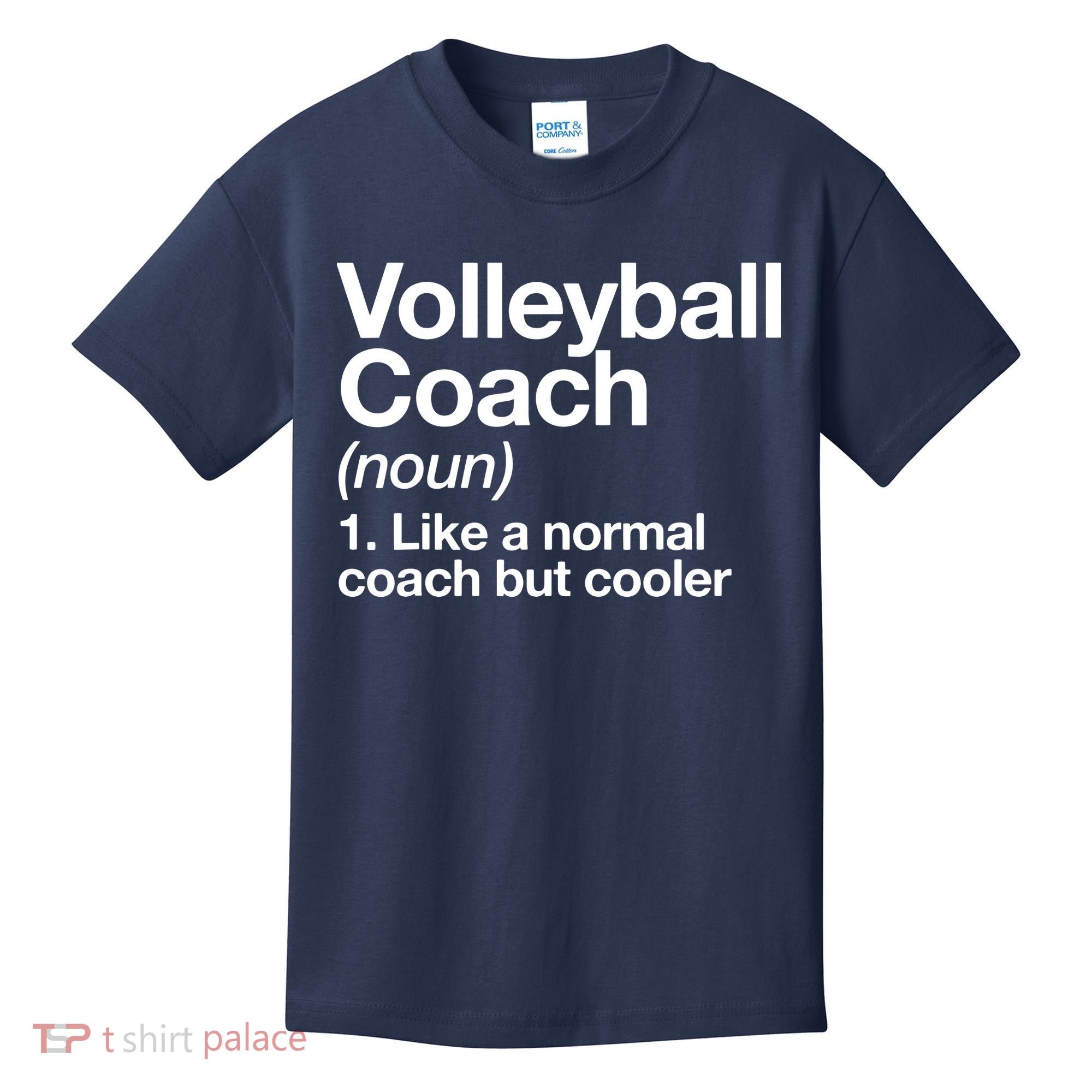 Volleyball Coach Funny Sports Definition Trainer Instructor Kids T-Shirt