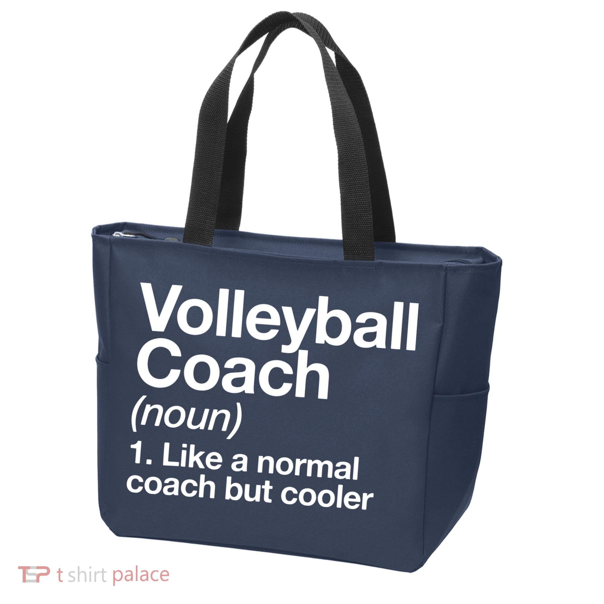Volleyball Coach Funny Sports Definition Trainer Instructor Tote Bag