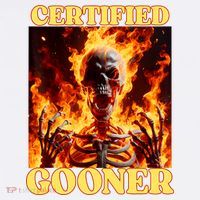 Vintage Certified Gooner Funny Cringe Hard Skeleton Meme T-Shirt thumb 7