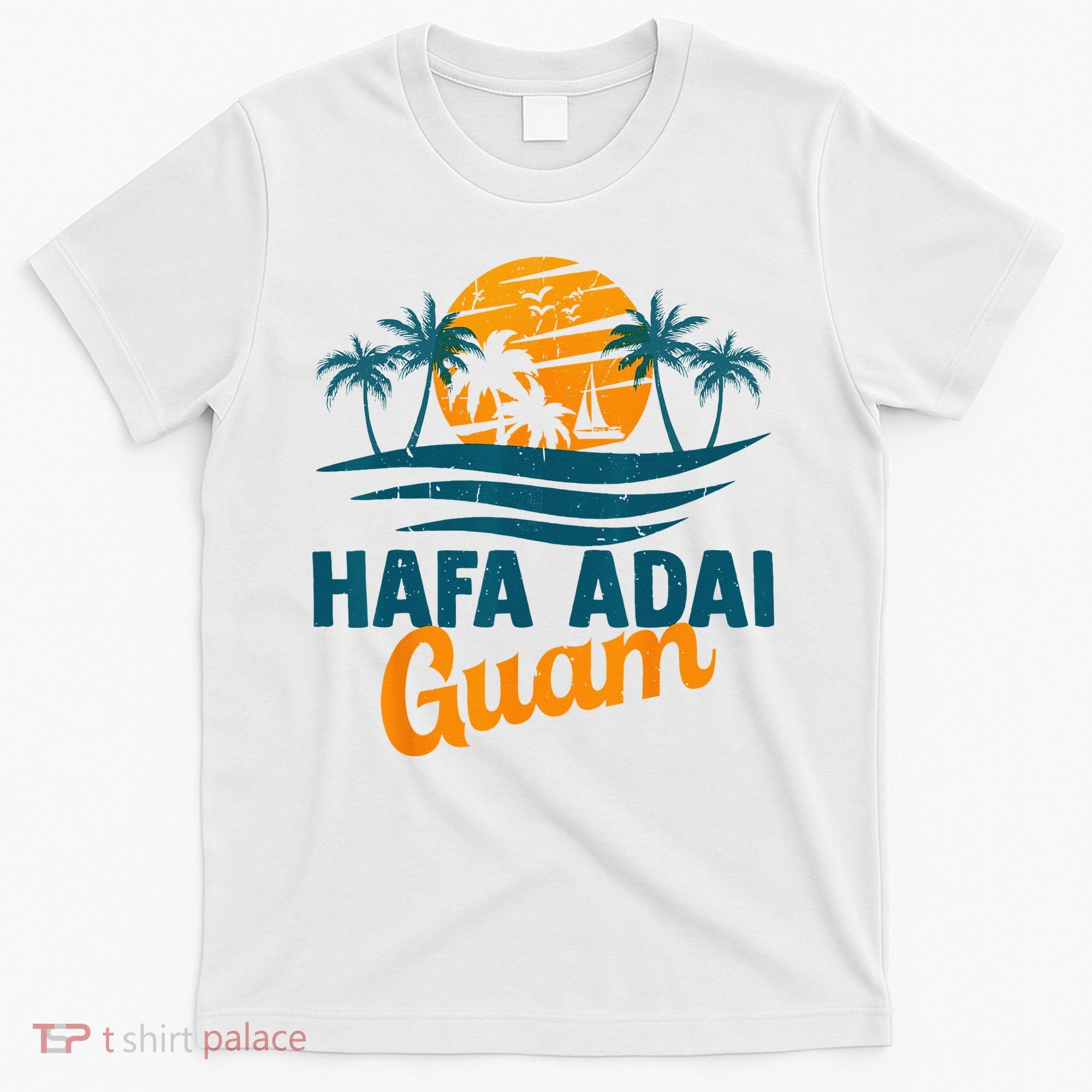 Vintage Chamorro Guamanian Hafa Adai Guam Vacation Retro T-Shirt