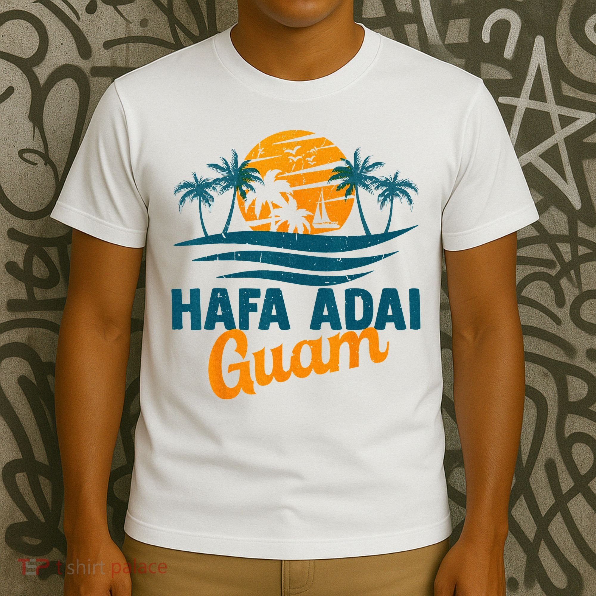 Vintage Chamorro Guamanian Hafa Adai Guam Vacation Retro T-Shirt