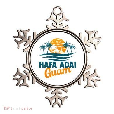 Vintage Chamorro Guamanian Hafa Adai Guam Vacation Retro Ornament