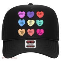 Valentine Conversation Hearts Candy Happy Valentines Day Hat thumb 0