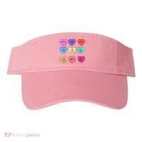 Valentine Conversation Hearts Candy Happy Valentines Day Visor thumb 0