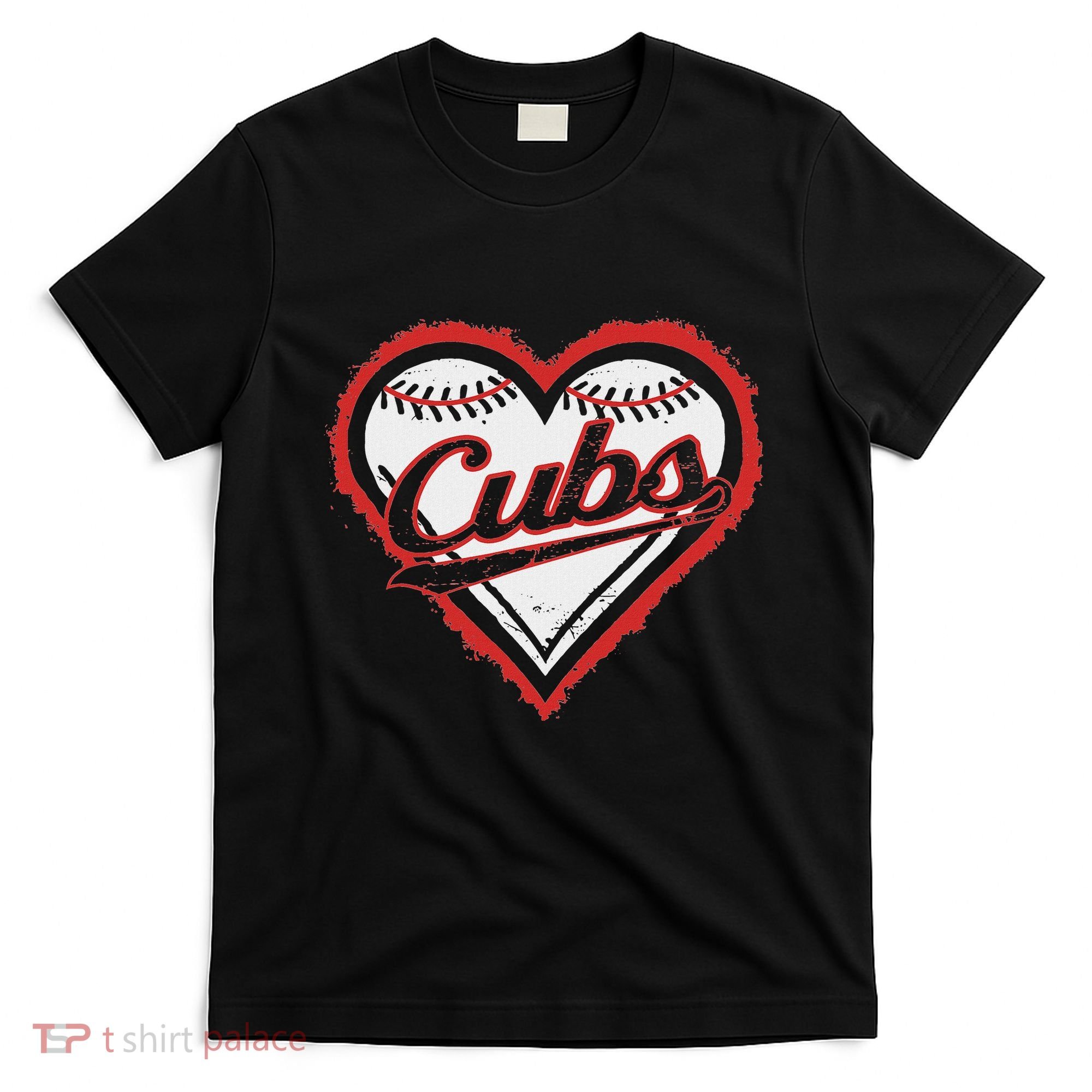 Vintage Cubs Heart Throwback Retro Classic T-Shirt