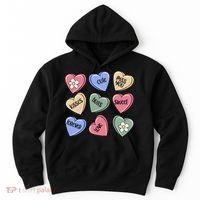Valentine Candy Hearts Cute Gift Hoodie thumb 0