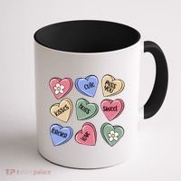 Valentine Candy Hearts Cute Gift Coffee Mug thumb 1