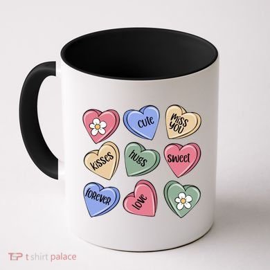 Valentine Candy Hearts Cute Gift Coffee Mug