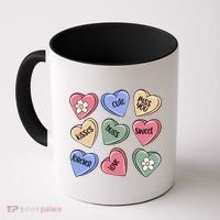 Valentine Candy Hearts Cute Gift Coffee Mug thumb 0