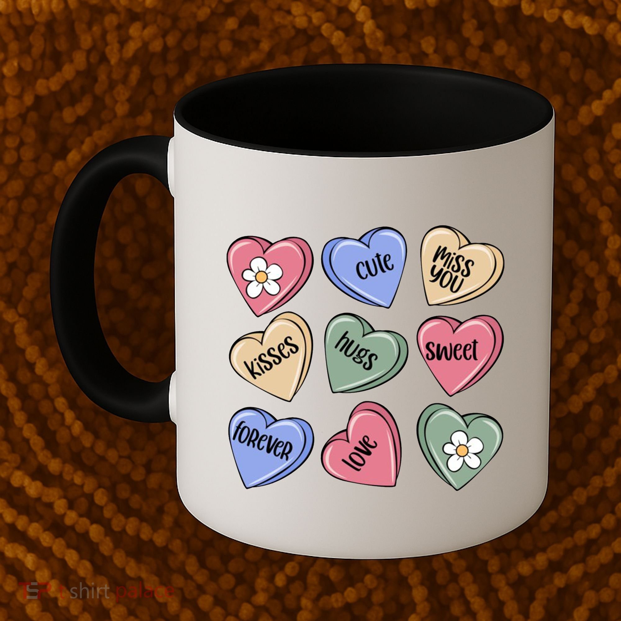 Valentine Candy Hearts Cute Gift Coffee Mug