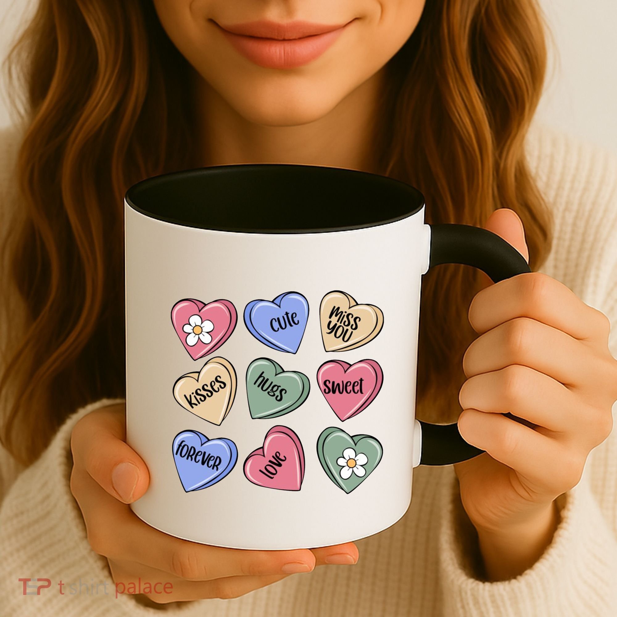 Valentine Candy Hearts Cute Gift Coffee Mug
