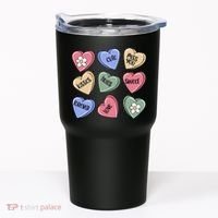 Valentine Candy Hearts Cute Gift Tumbler thumb 0