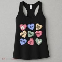Valentine Candy Hearts Cute Gift Women's Tank Top thumb 3