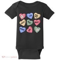 Valentine Candy Hearts Cute Gift Baby Bodysuit thumb 0