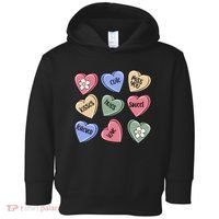 Valentine Candy Hearts Cute Gift Toddler Hoodie thumb 0