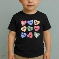 Valentine Candy Hearts Cute Gift Toddler T-Shirt thumb 2
