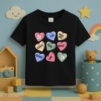 Valentine Candy Hearts Cute Gift Toddler T-Shirt thumb 3