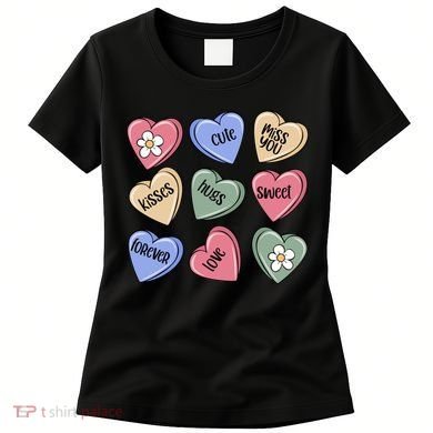 Valentine Candy Hearts Cute Gift Women's T-Shirt