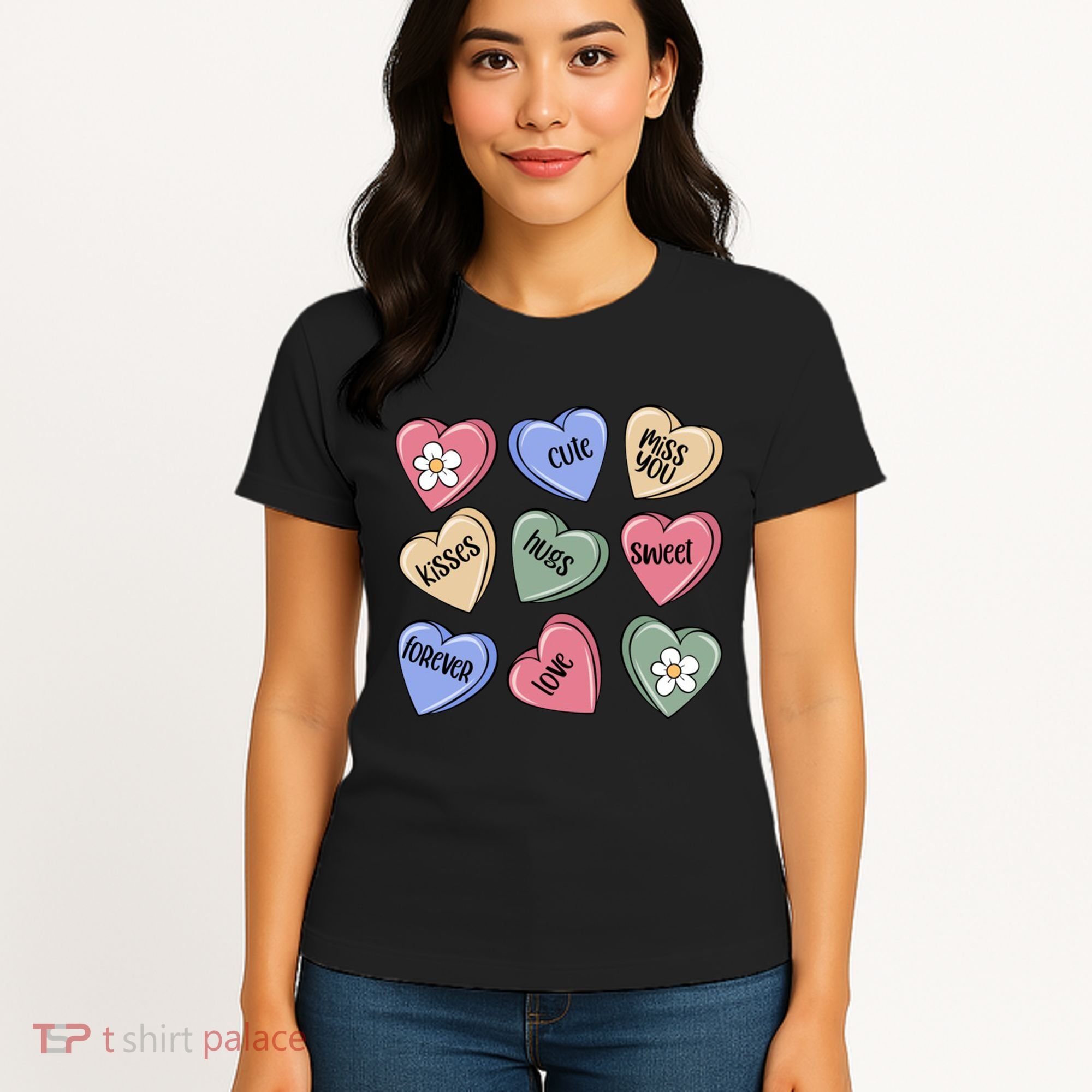 Valentine Candy Hearts Cute Gift Women's T-Shirt