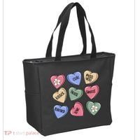 Valentine Candy Hearts Cute Gift Tote Bag thumb 2