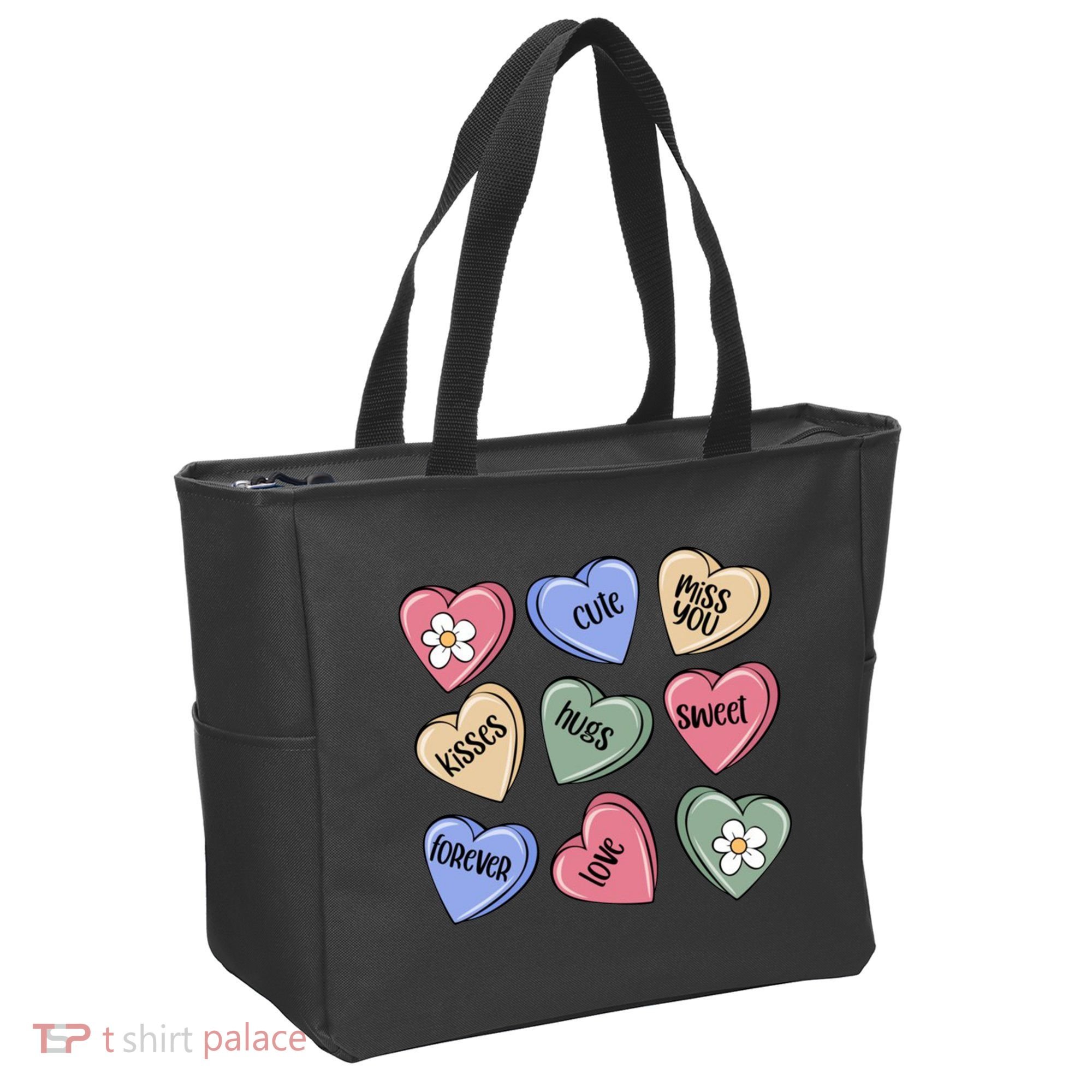 Valentine Candy Hearts Cute Gift Tote Bag