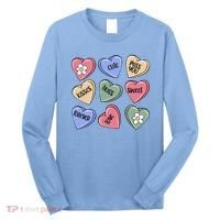 Valentine Candy Hearts Cute Gift Long Sleeve Shirt thumb 0
