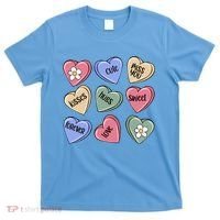 Valentine Candy Hearts Cute Gift T-Shirt thumb 0