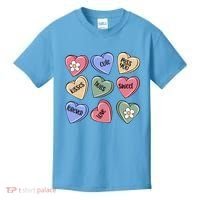 Valentine Candy Hearts Cute Gift Kids T-Shirt thumb 0