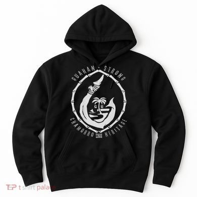 Vintage Chomorro Hook Gu Seal 671 Guam Hoodie