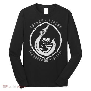 Vintage Chomorro Hook Gu Seal 671 Guam Long Sleeve Shirt