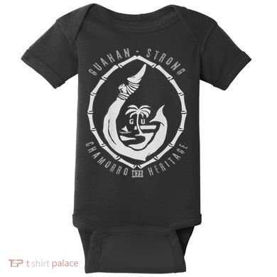 Vintage Chomorro Hook Gu Seal 671 Guam Baby Bodysuit