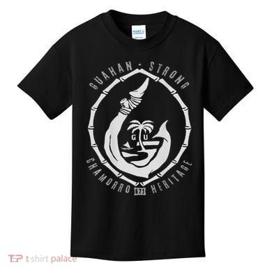 Vintage Chomorro Hook Gu Seal 671 Guam Kids T-Shirt