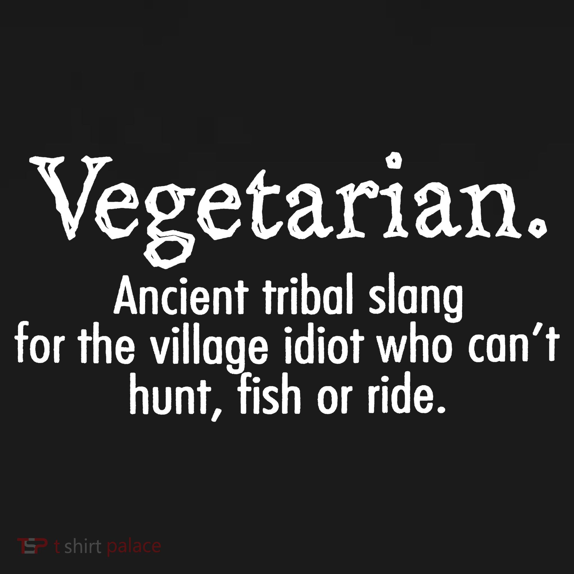 Vegetarian Cant Hunt Fish Funny Backpack