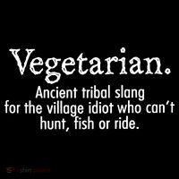 Vegetarian Cant Hunt Fish Funny Tote Bag thumb 4