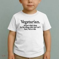 Vegetarian Cant Hunt Fish Funny Toddler T-Shirt thumb 2