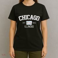 Vintage Chicago Illinois Est. 1833 Gift T-Shirt thumb 4