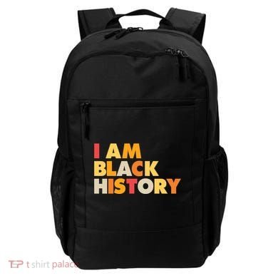 Vintage Colors I Am Black History Backpack