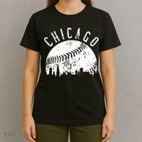 Vintage Chicago Illinois Skyline Apparel T-Shirt thumb 4