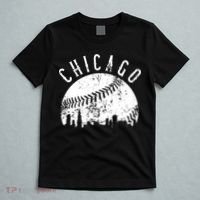 Vintage Chicago Illinois Skyline Apparel T-Shirt thumb 5