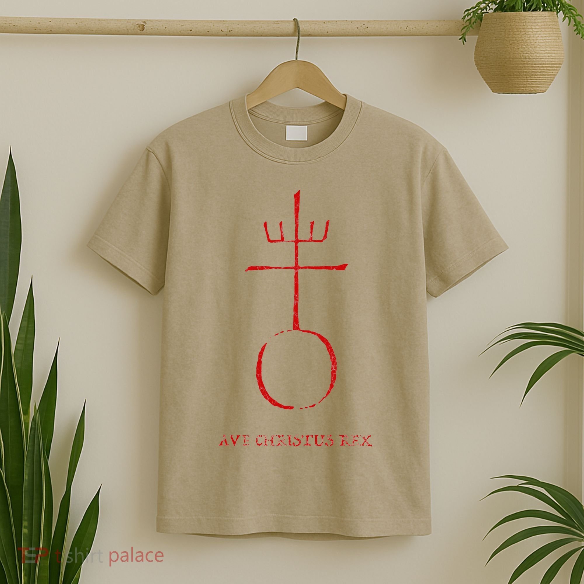 Vintage Christ Is King Ave Christus Rex Jesus Christian T-Shirt
