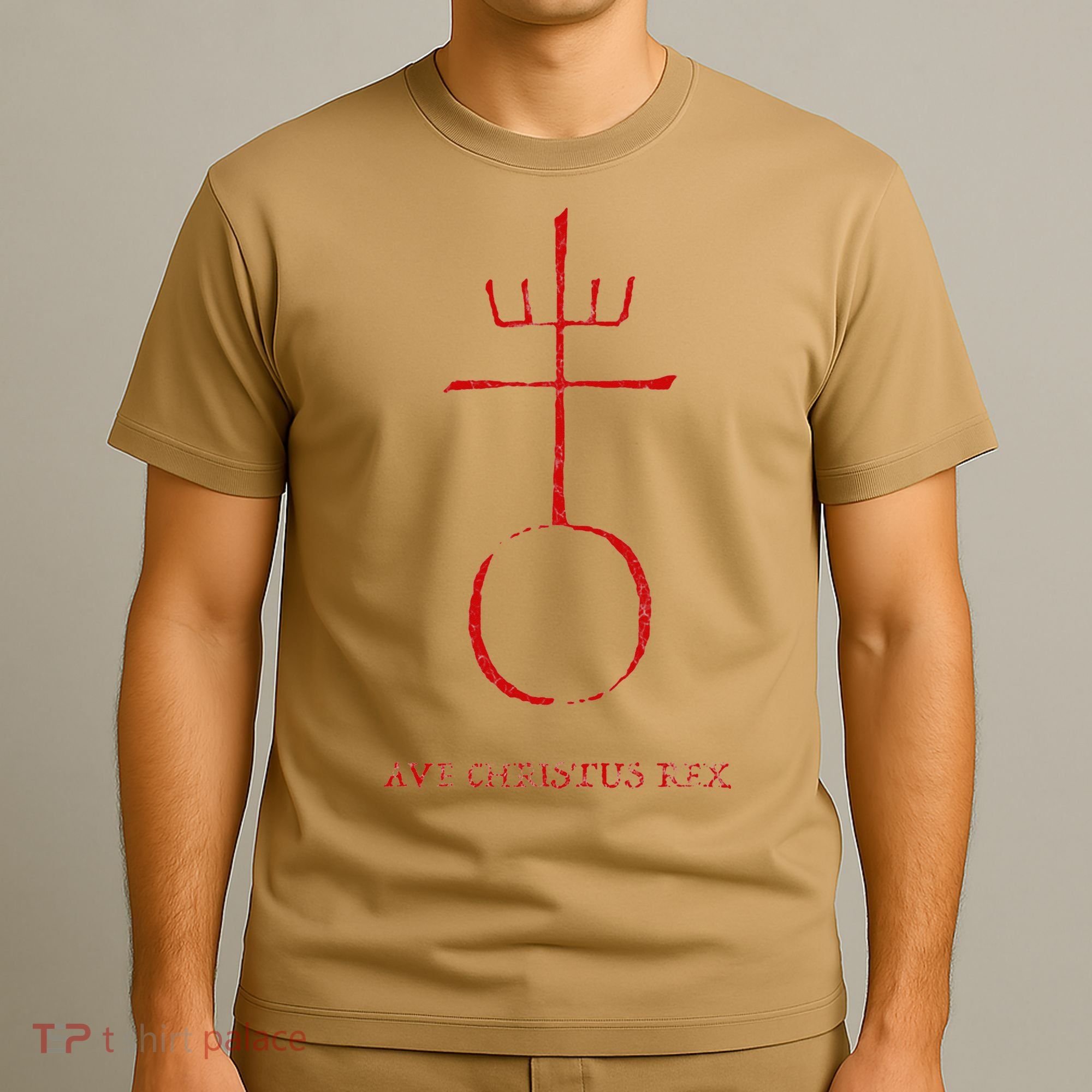 Vintage Christ Is King Ave Christus Rex Jesus Christian T-Shirt