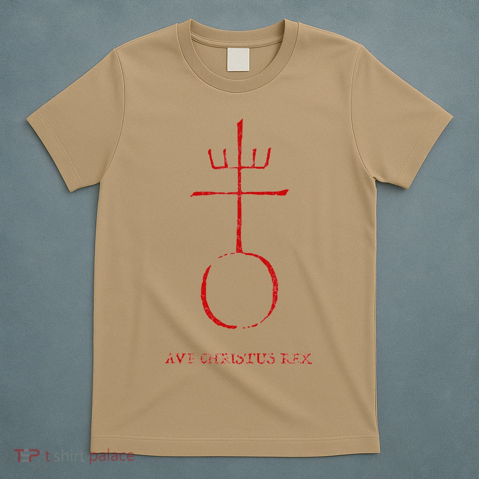 Vintage Christ Is King Ave Christus Rex Jesus Christian T-Shirt