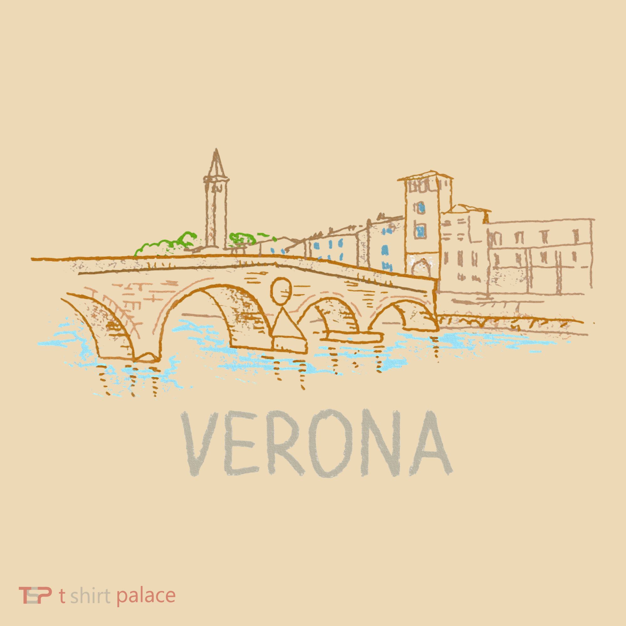 Verona City Italy Souvenir Gift Tote Bag