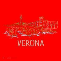 Verona City Italy Souvenir Gift Santa Hat thumb 1