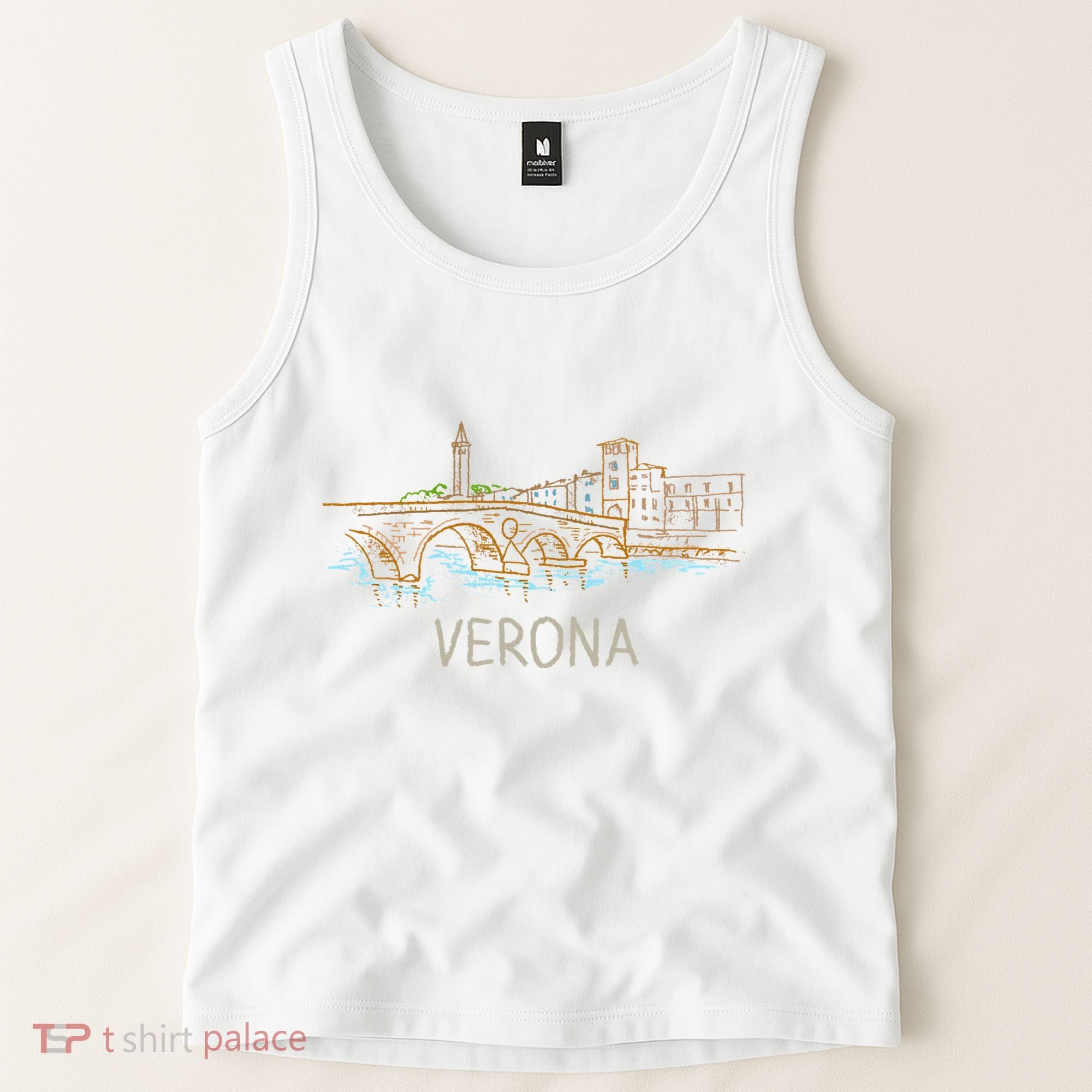 Verona City Italy Souvenir Gift Tank Top