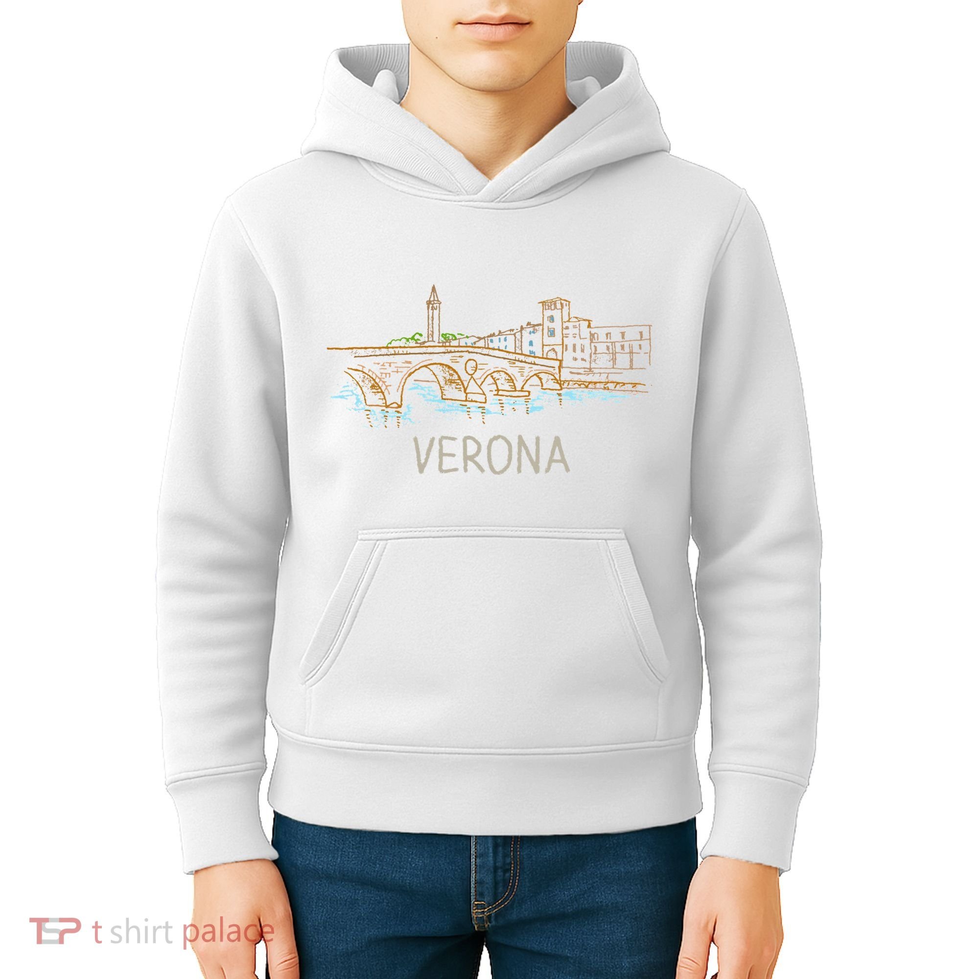 Verona City Italy Souvenir Gift Kids Hoodie