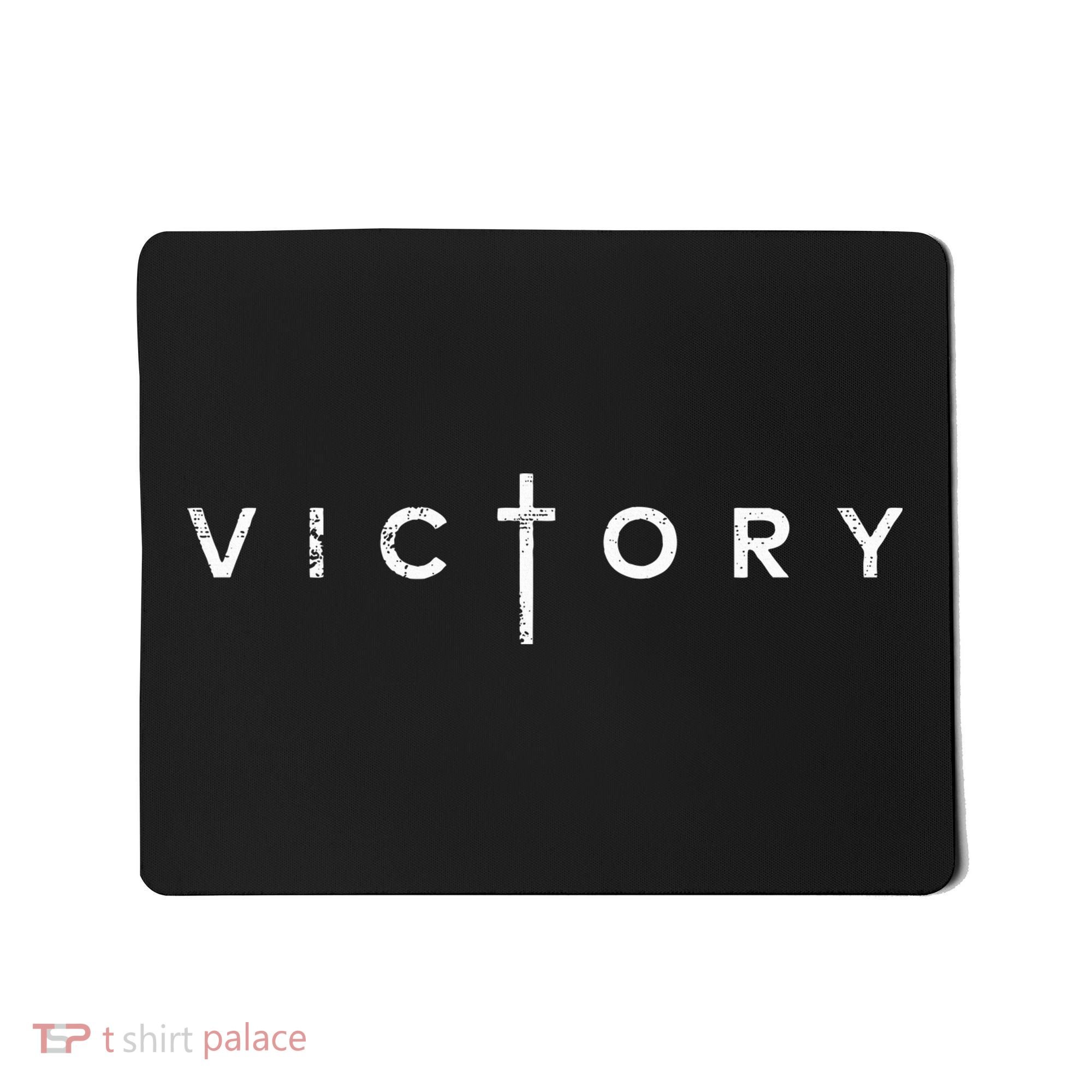 Victory Cross Jesus Christian Religious Faith Mousepad