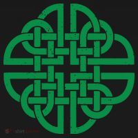 Vintage Celtic Knot Shield St. Patrick's Day T-Shirt thumb 7