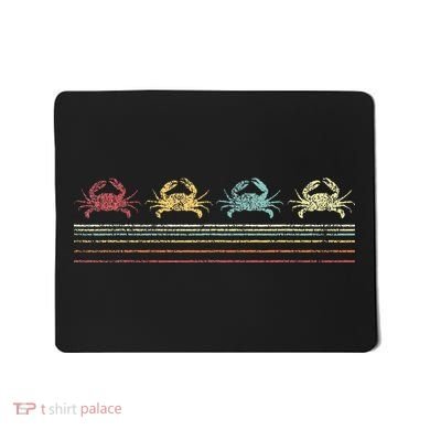 Vintage Crab Lover Funny Crab Retro Mousepad