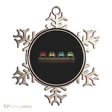 Vintage Crab Lover Funny Crab Retro Ornament